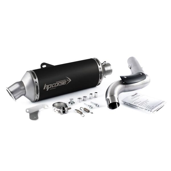 HPcorse SP-1 Short Black high exhaust approved Yamaha Tenere 700 2021-2024