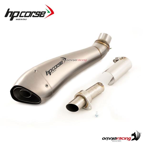 HpCorse Hydroform exhaust slip-on inox satin racing Ducati Monster 797 2018>