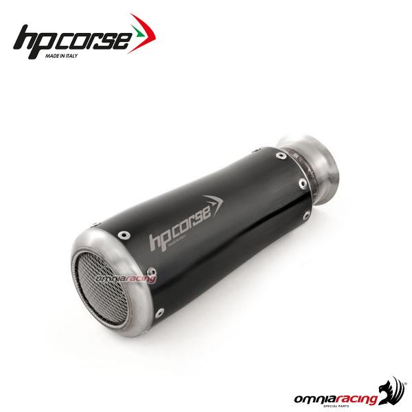 HpCorse GP07 exhaust slip-on inox black racing for KTM SuperDuke 1290GT 2016>2018