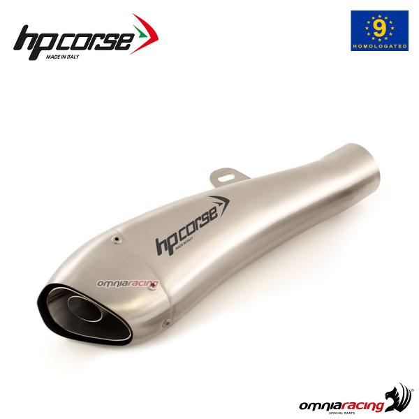 HPCORSE HYDROFORM terminale scarico acciaio satinato omologato DUCATI SCRAMBLER 800
