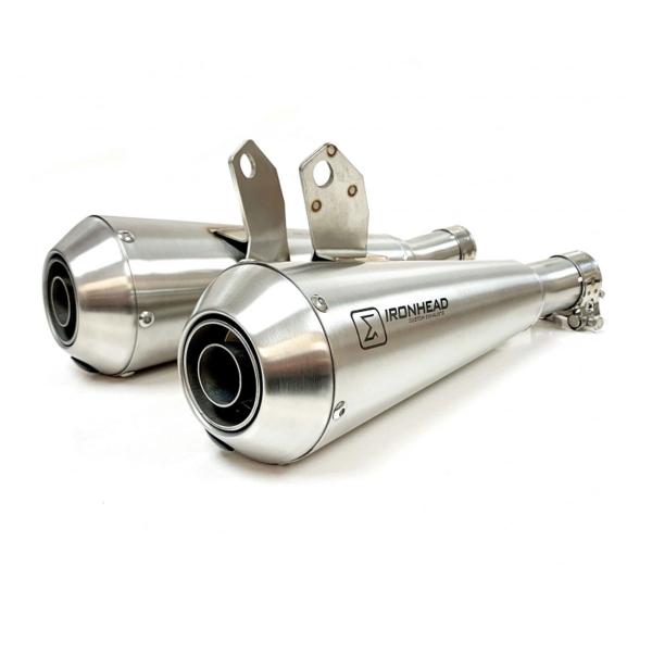 IXIL OVC11SS Ironhead Matt Inox left exhaust approved steel Triumph Speed Twin 1200 2019-2020