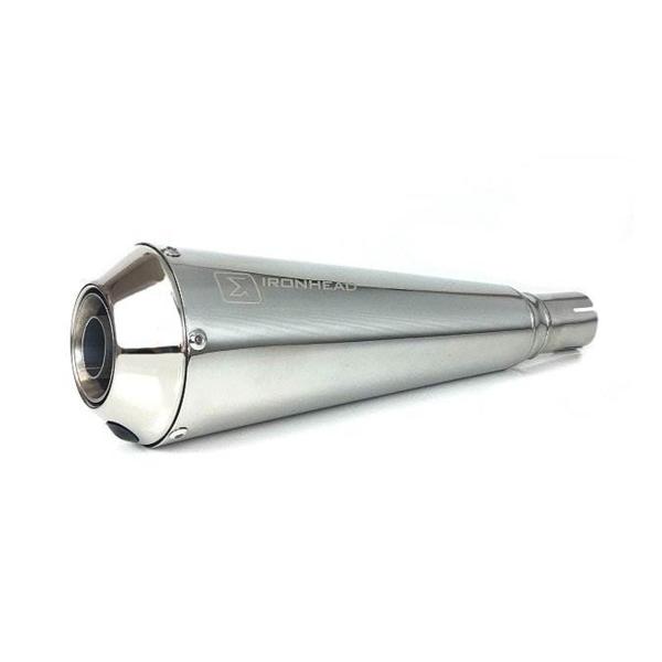 Scarico destro IXIL OVC11SS Ironhead Conical acciaio racing Triumph Bonneville 865/T100