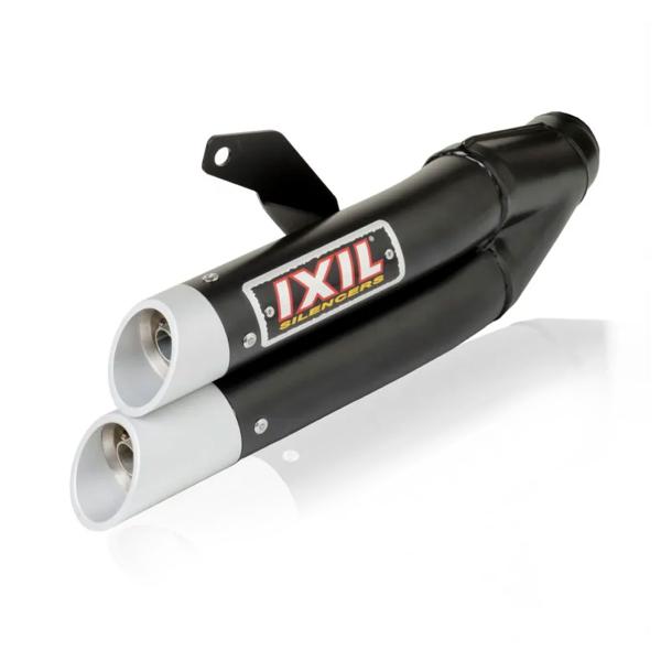 IXIL L3XB Dual Hyperlow Black XL exhaust racing steel KTM Duke 125/200 2011-2015