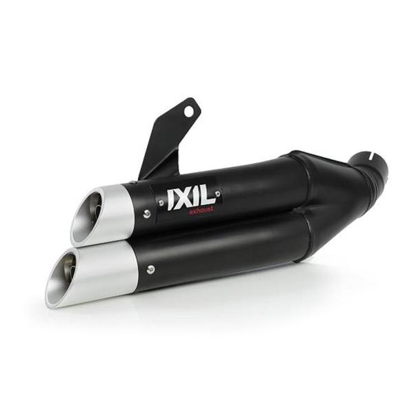IXIL L3XB Dual Hyperlow Black XL exhaust approved steel KTM Duke 690 2012-2016