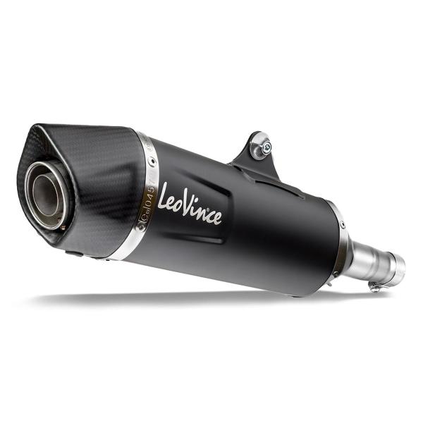 Leovince Nero exhaust steel racing slip-on Piaggio MP3 400 2007-2012