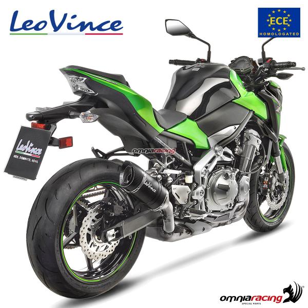 Leo Vince LV PRO Slip-On Exhaust Carbon Fiber for 17-20 Kawasaki ZR900ABS 