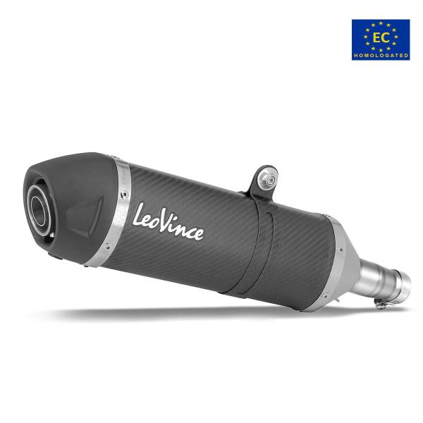 Terminale scarico Leovince LV PRO omologato carbonio Moto Morini Xcape 650 2021-2024