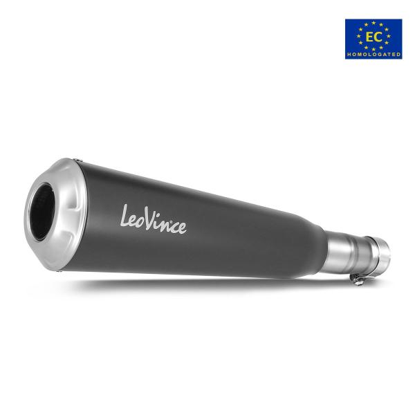 Leovince GP ONE exhaust steel approved slip-on Royal Enfield Hunter 350 2022-2024