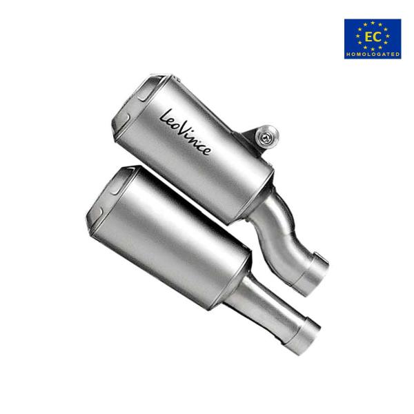 Coppia terminali scarico Leovince LV10 omologato acciaio Triumph Speed Triple 1200RR/RS 2021-2024