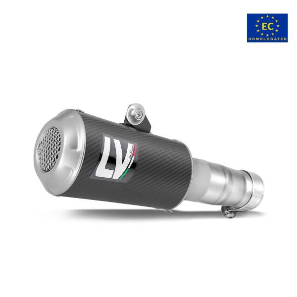 Leovince LV10 exhaust carbon approved slip-on Cfmoto 700 CL-X Heritage/Sport 2021-2024