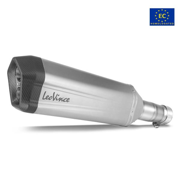 Leovince LV12 exhaust steel approved slip-on Suzuki Vstrom 1000 2014-2016