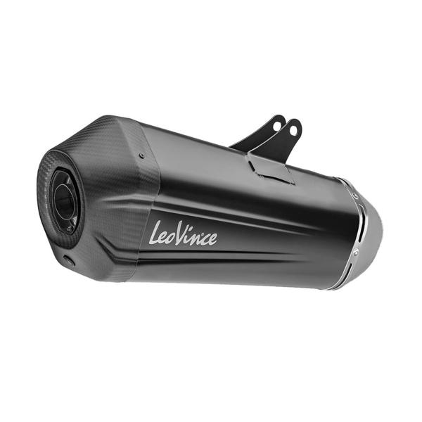 Leovince LV12R black steel Approved exhaust Africa Twin 1100 Adventure Sport 2020-2023