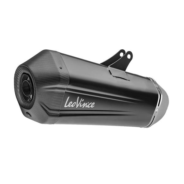 Leovince LV12R black steel Approved exhaust Africa Twin 1100 Adventure Sport 2024-2025