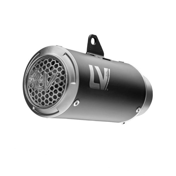 Leovince LV Corsa S black steel Racing exhaust Duke 990/R 2024-2025