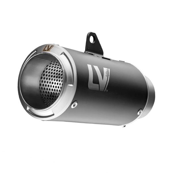 Scarico Leovince LV Corsa acciaio nero Racing Triumph Tiger Sport 800 2024-2025