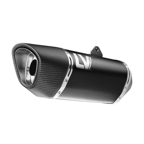 Leovince LV14R black steel Approved exhaust Versys 1000 2019-2024
