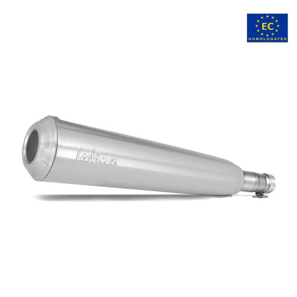 Leovince X-Fight exhaust steel approved slip-on Fantic Motor XM 50 Competition 2021-2024