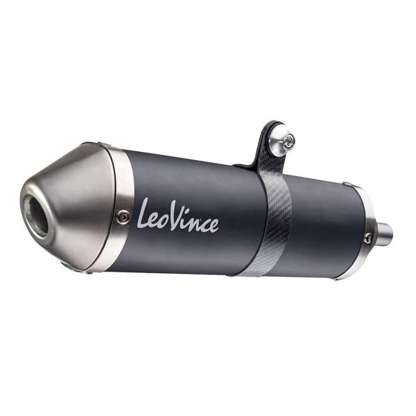 Scarico Leovince X-Fight acciaio nero Omologato Beta RR 50 Motard/Sport/Track 2023-2024