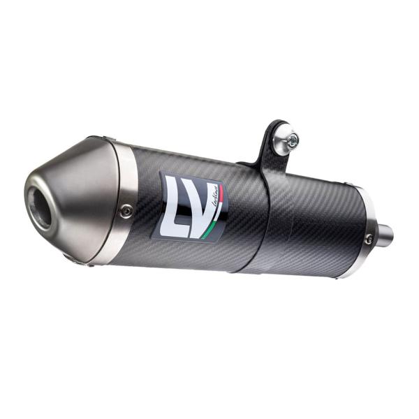 Leovince X-Fight exhaust carbon approved slip-on Sherco 50SE-RS/SM 2021-2024