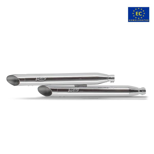 Leovince K02 exhaust chromed steel approved slip-on Yamaha XVS650 Drag Star 1997-2003