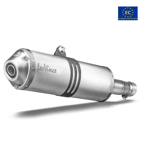 Leovince X3 exhaust aluminium approved slip-on Suzuki DR650SE 1996-2015