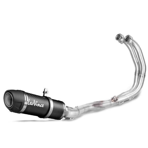 Leovince GP Corsa EVO exhaust carbon racing slip-on Honda CB500F 2016-2018