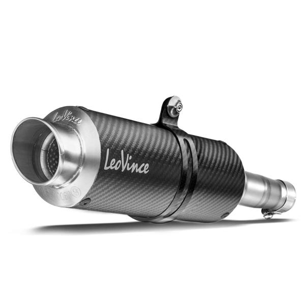 Leovince GP Corsa exhaust carbon racing slip-on Kawasaki Z400 2022-2024