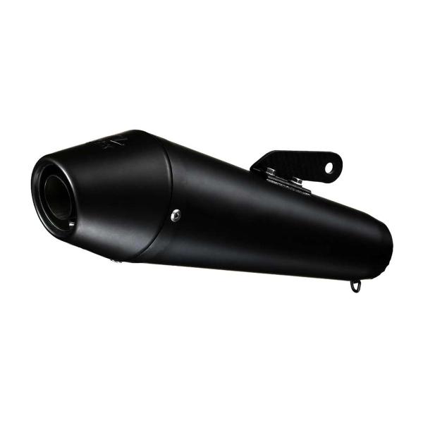 Leovince GP Style exhaust diameter 50 black steel racing universal