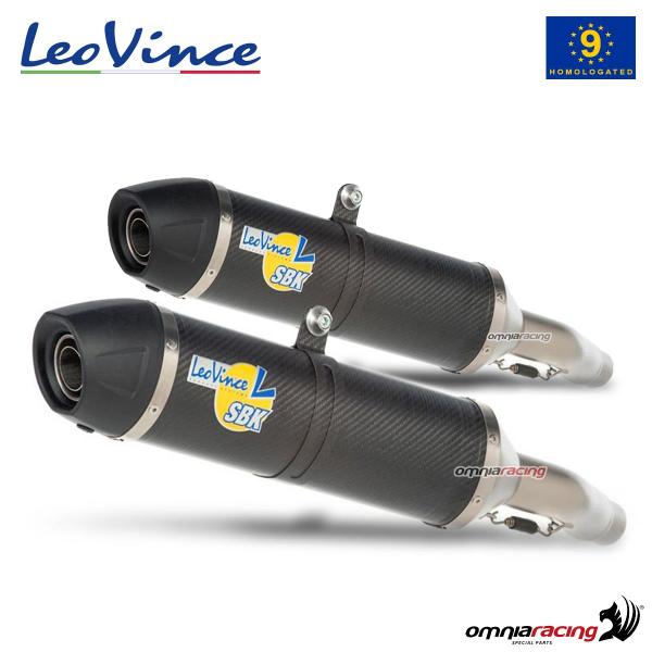 Leovince Full Exhaust System Lv One Evo Carbon Homologated for