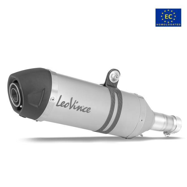 Leovince LV ONE exhaust steel approved slip-on Honda XL125V Varadero 2001-2013