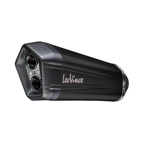 Leovince LV12 exhaust diameter 75 black steel racing universal