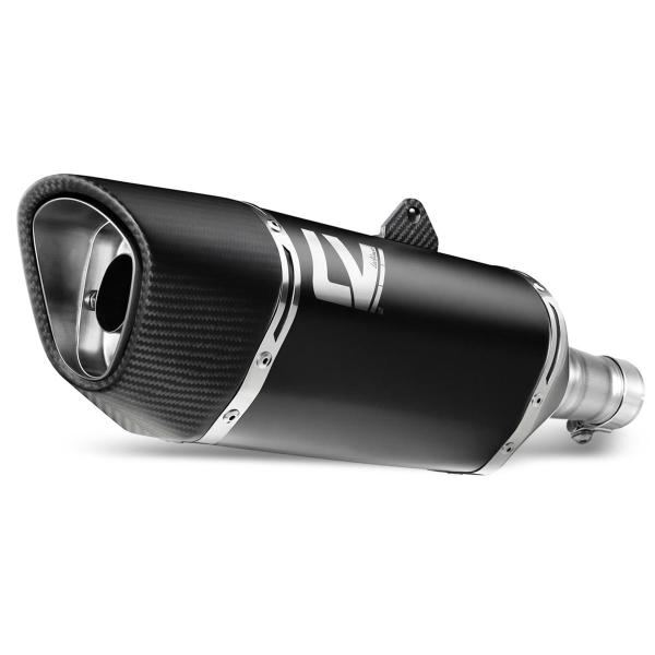 Leovince LV14R exhaust black steel racing slip-on Honda CB750 Hornet 2023-2024