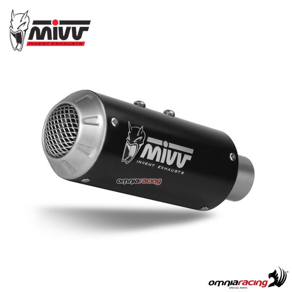 MIVV MK3 Black steel exhaust Racing Aprilia Tuono V4 1100 2018-2020