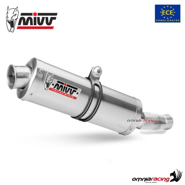 MIVV Oval Steel exhaust approved Benelli TRK251 2019-2025