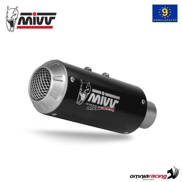 Scarico MIVV MK3 Acciaio Nero omologato Yamaha R6 2006-2016