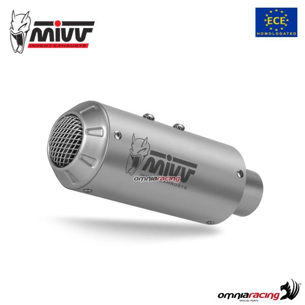 MIVV MK3 Steel exhaust approved Yamaha R6 2017-2021