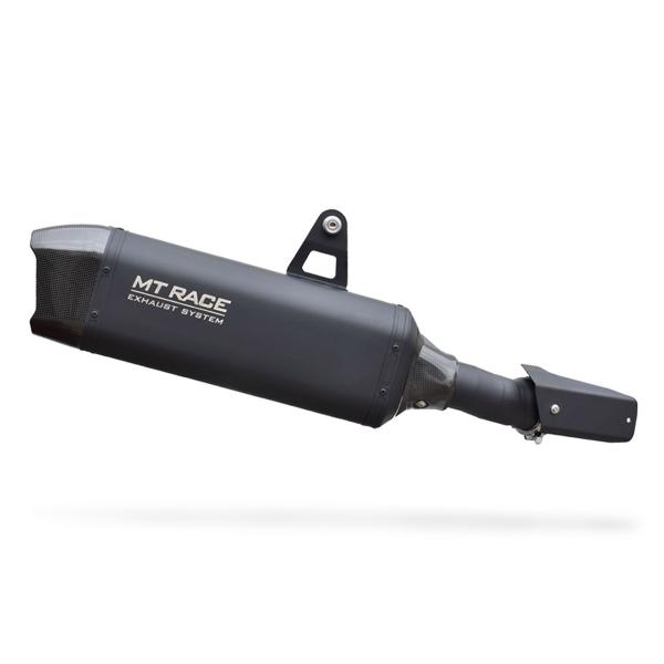 Scarico MT-Race Aprilia Tuareg 660 2022-2025 Magnum EVO Acciaio Nero Omologato