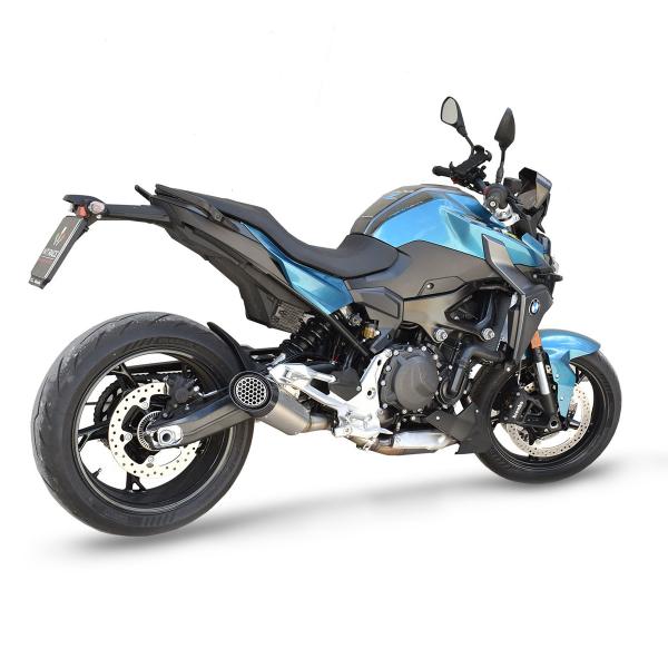 Scarico MT-Race BMW F900 2020-2025 GP1R Acciaio Nero Racing