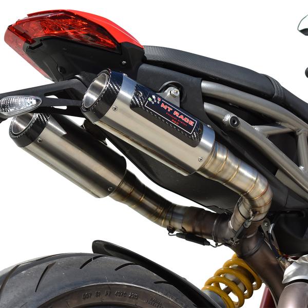 Scarico MT-Race Ducati Hypermotard 950 2019-2023 GP-2 Acciaio Omologato