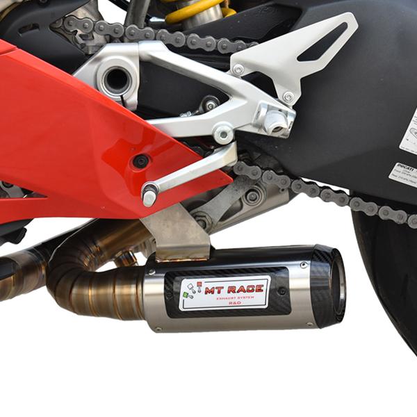 Scarico completo MT-Race Ducati Panigale V4 2018-2024 GP-3 Acciaio Racing