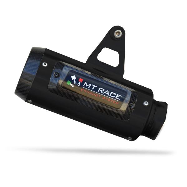 Scarico MT-Race Kawasaki Ninja ZX4RR 2023-2025 GP-3 Acciaio Nero Omologato