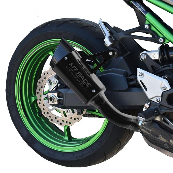 MT-Race Exhaust Kawasaki Z900 2020-2024 GP1-R Black Steel Approved