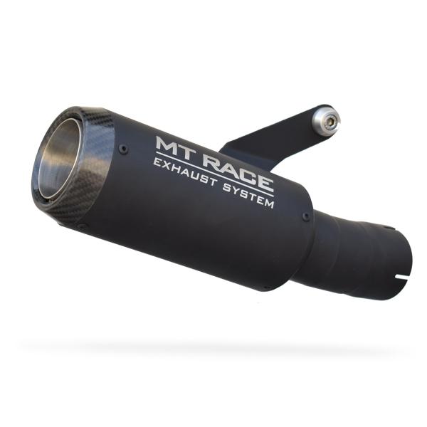 MT-Race Exhaust Suzuki GSXR1000 2017-2021 GP-2 Black Titanium Approved