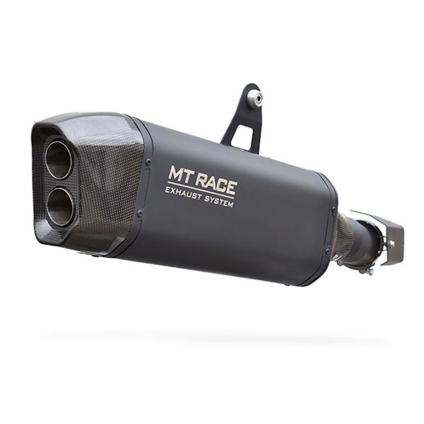 MT-Race Exhaust Suzuki Vstrom 1050 2020-2021 Magnum Black Steel Approved