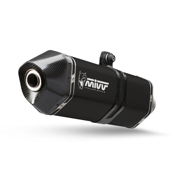 Scarico MIVV Speed Edge Acciaio Nero omologato BMW R1200GS/Adventure 2008-2009