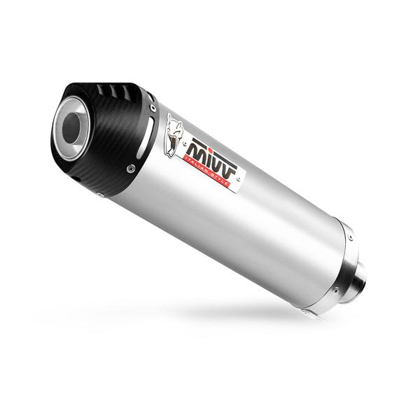 MIVV Oval Titanium with carbon end cap exhaust approved BMW R1200GS/Adventure 2013-2018