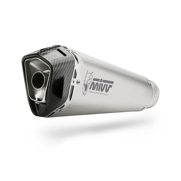 MIVV Delta Race Steel exhaust approved BMW F750GS 2018-2024