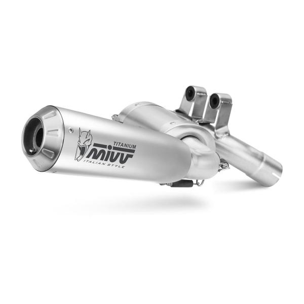 MIVV XM1 Titanium exhaust approved BMW F900R 2020-2025