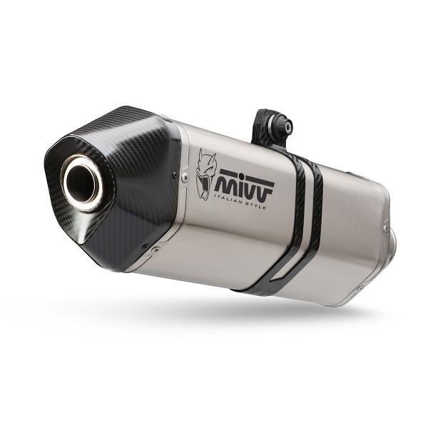 MIVV Speed Edge Steel exhaust approved BMW F800GS 2024-2025