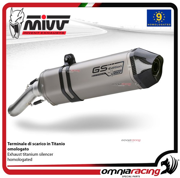 Scarico MIVV Speed Edge Titanio omologato BMW R1200GS/Adventure 2008-2009